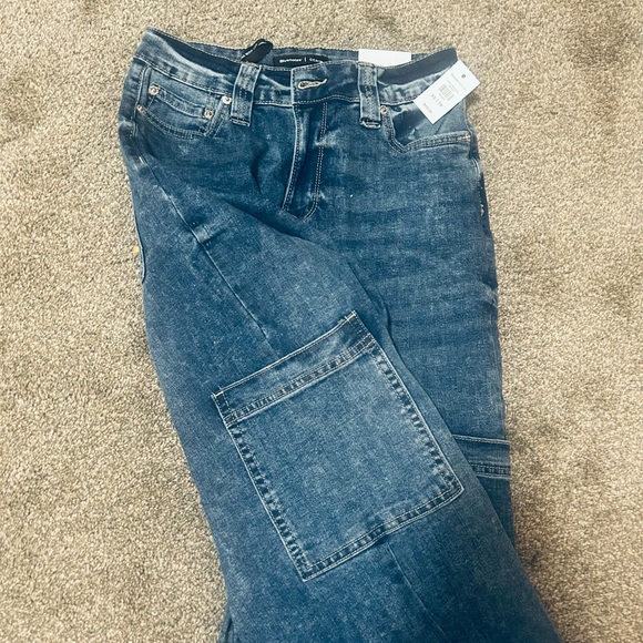 Bluenotes Denim - Bluenotes Dark Blue Super High Rise & Wide Leg Jeans